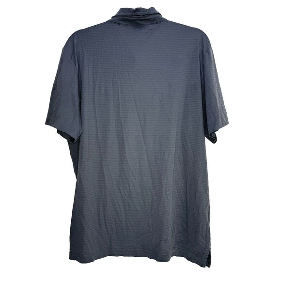 Travis Mathew Men's XL Gray Polo Shirt Short Sleeve Tito's Vodka Austin TX - Picture 2 of 4